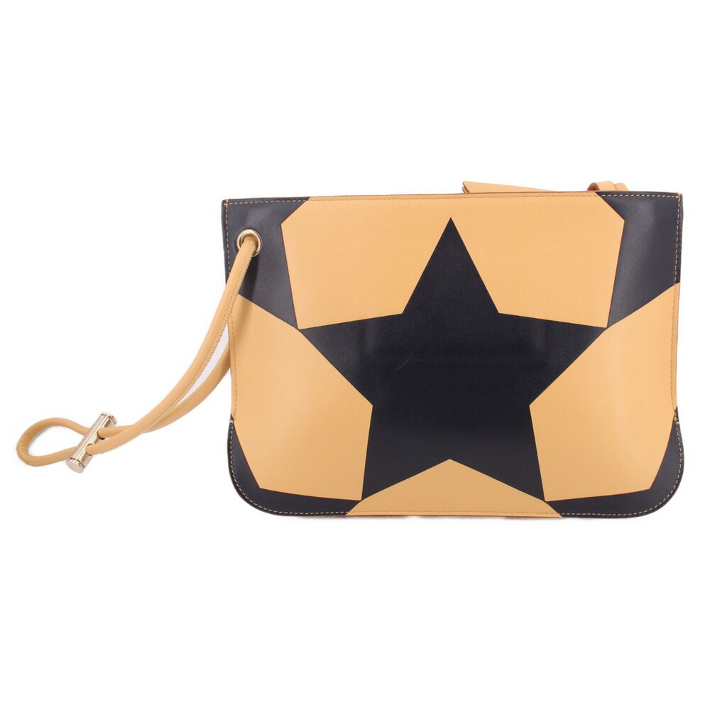NINA RICCI STAR CHIMARIKO POUCHES BLACK/TAN
