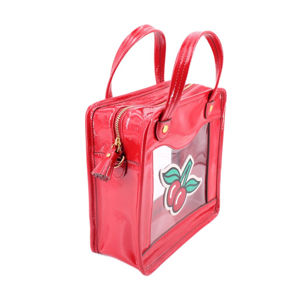 HINDMARCH RAINY DAY CHERRY CROSSBODYS RED