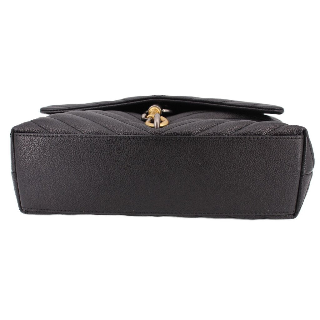 REBECCA MINKOFF EDIE FLAP SHOULDER BAGS BLACK