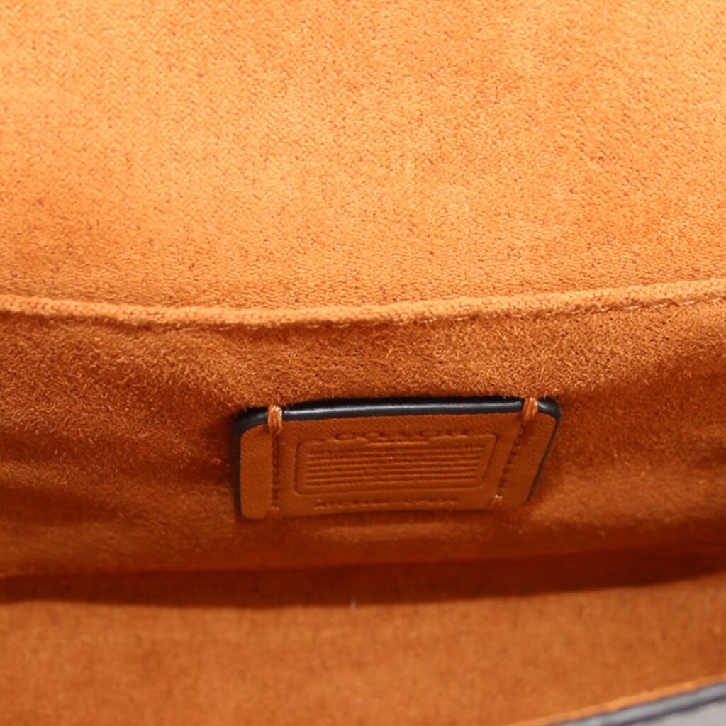 COACH FLAP CLUTCH CROSSBODYS BLACK