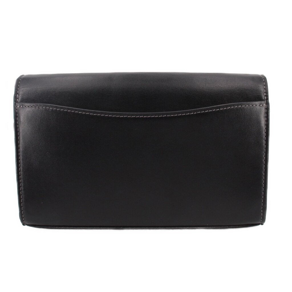COACH FLAP CLUTCH CROSSBODYS BLACK