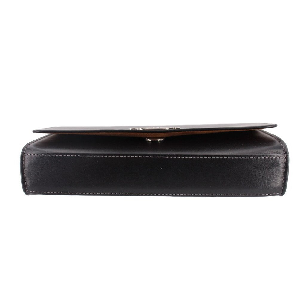 COACH FLAP CLUTCH CROSSBODYS BLACK