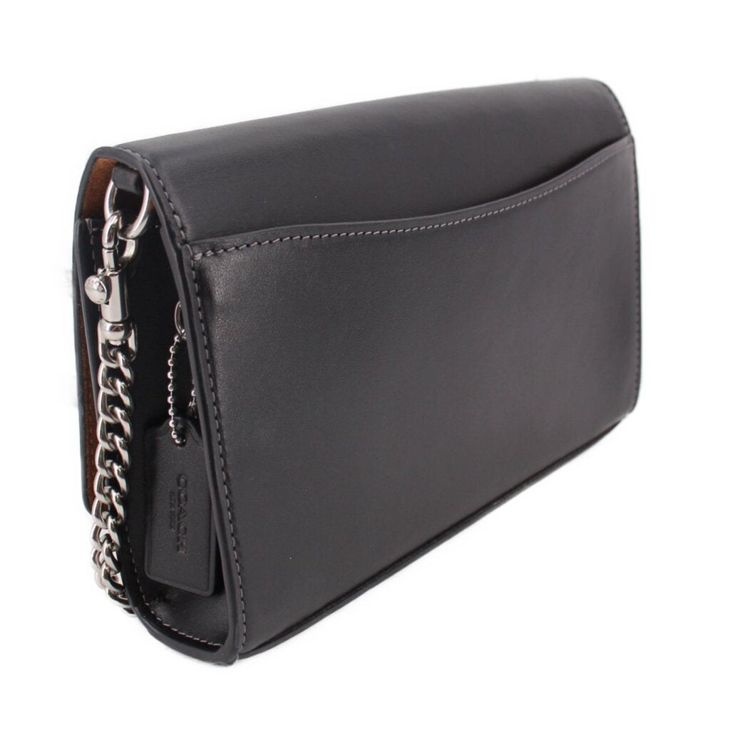 COACH FLAP CLUTCH CROSSBODYS BLACK