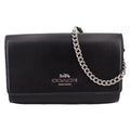 COACH FLAP CLUTCH CROSSBODYS BLACK