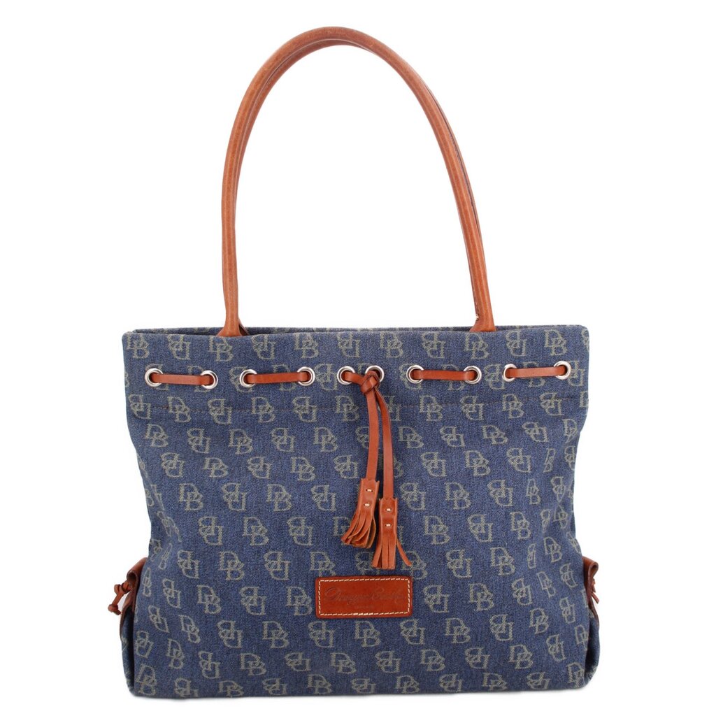 DOONEY & BOURKE VINTAGE DENIM TOTES BLUE