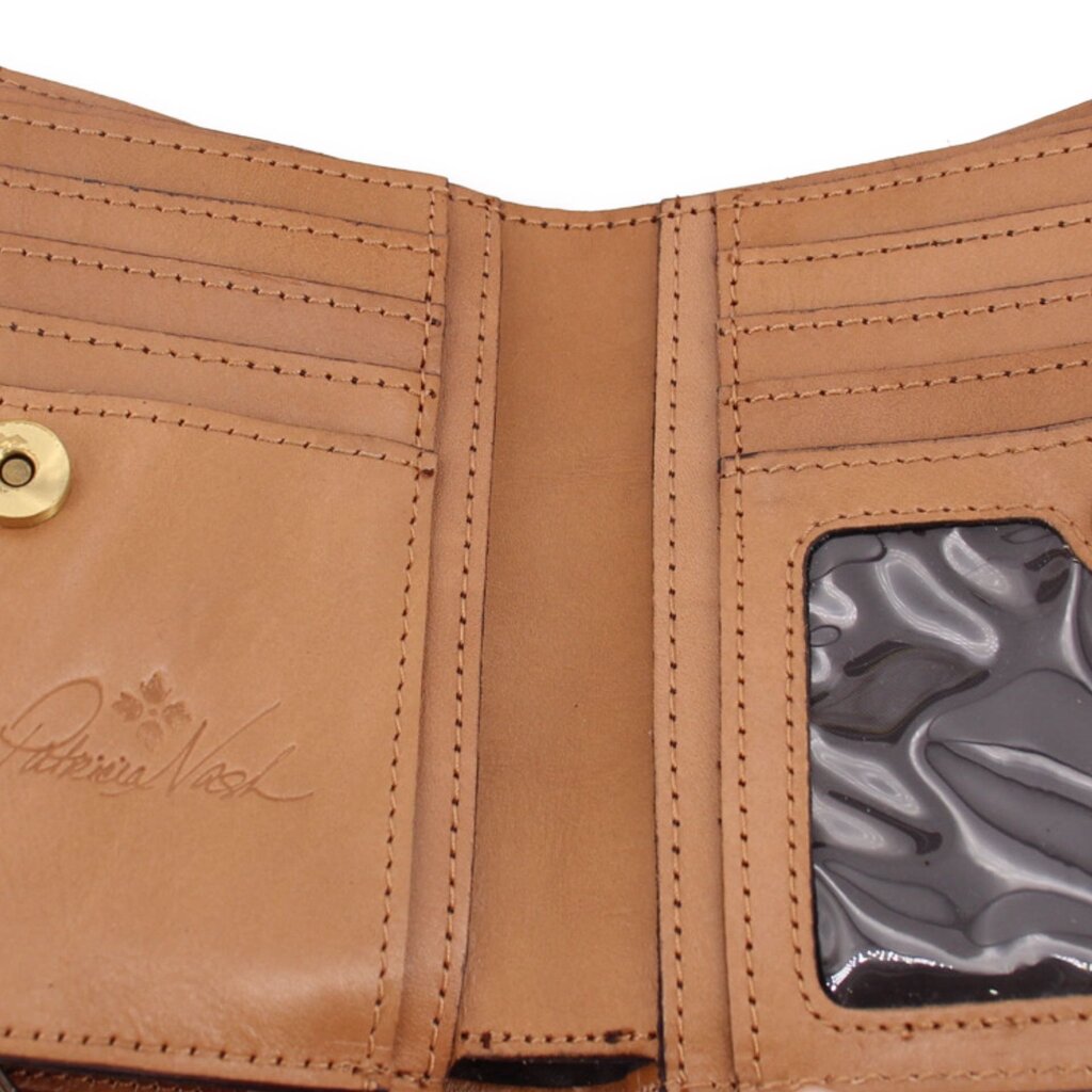 PATRICIA NASH OLMETTA WALLETS TAN