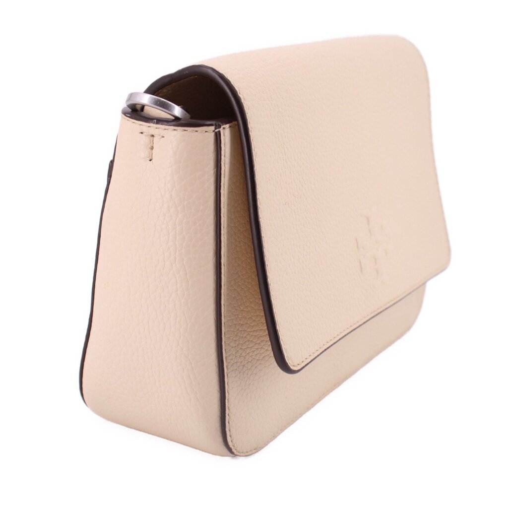 TORY BURCH THEA WEB FLAP CROSSBODYS CREAM