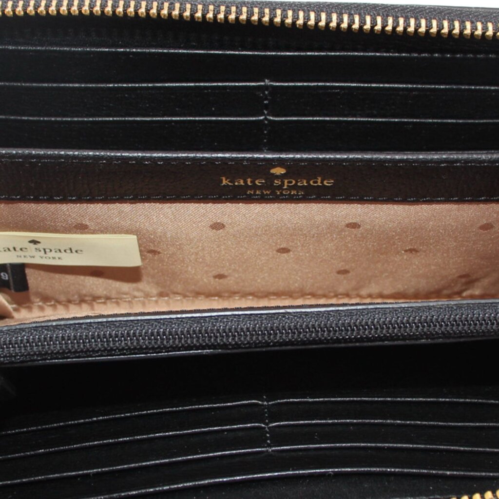KATE SPADE BOW LACEY WALLETS BLACK