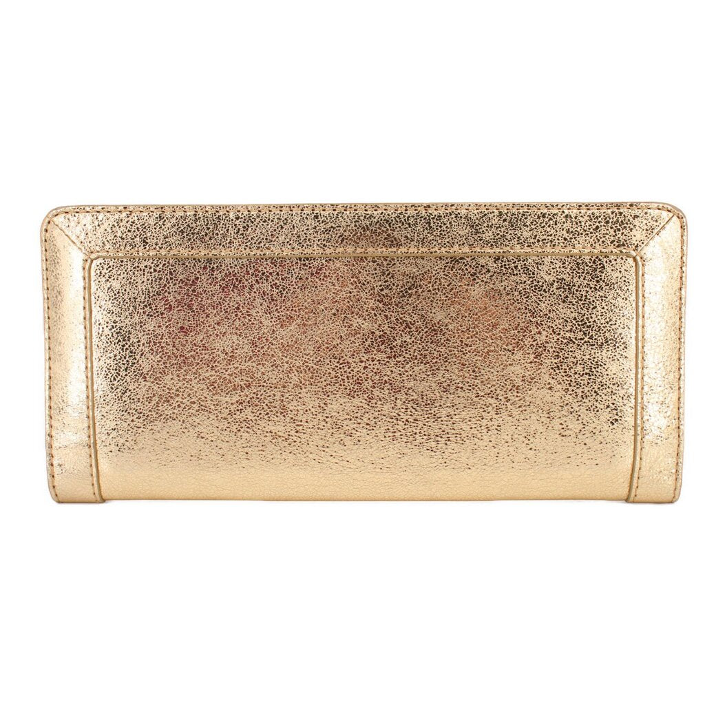 TORY BURCH METALLIC CLUTCHES GOLD