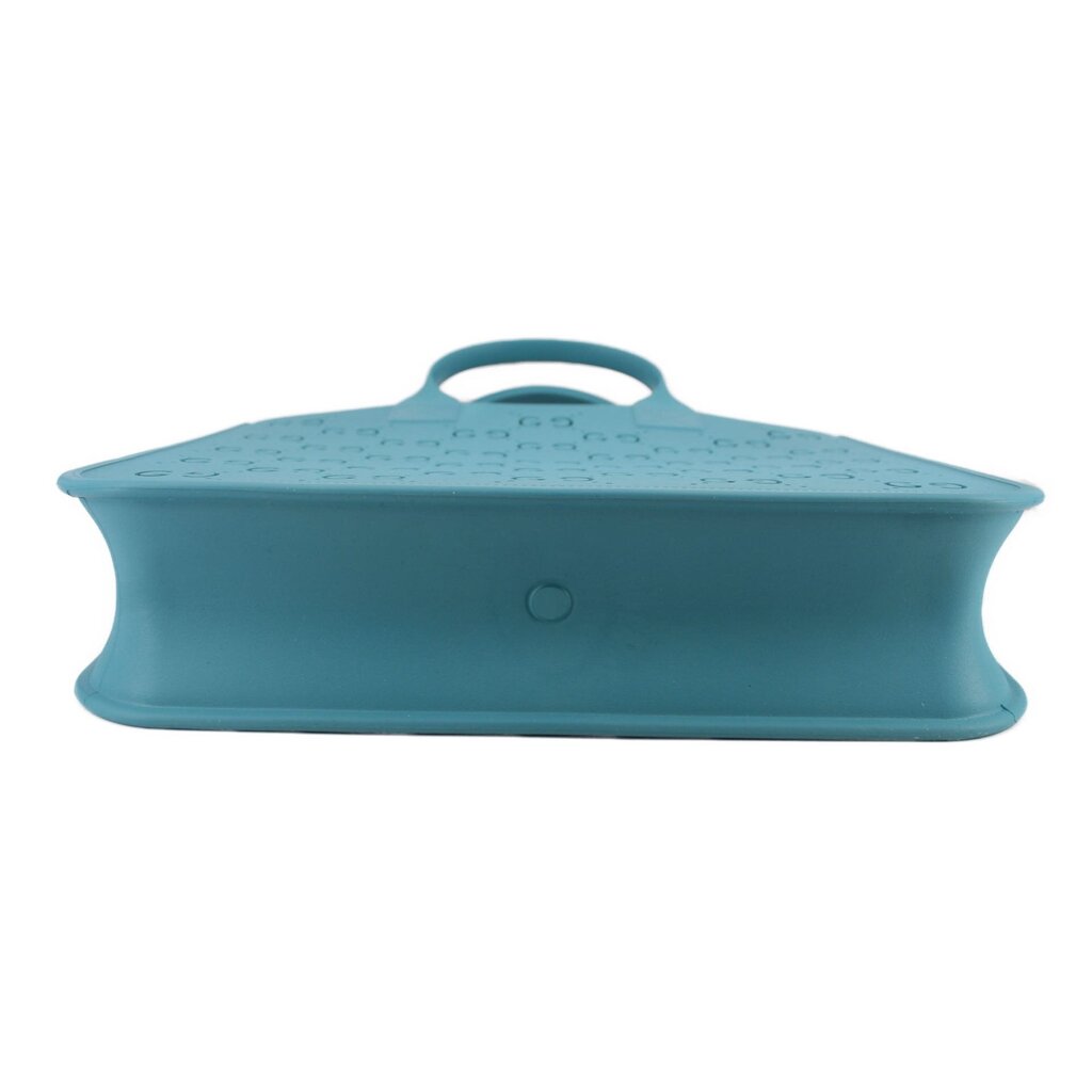 GUCCI KIDS GG SUPREME PERFORATED RUBBER TOTES TEAL