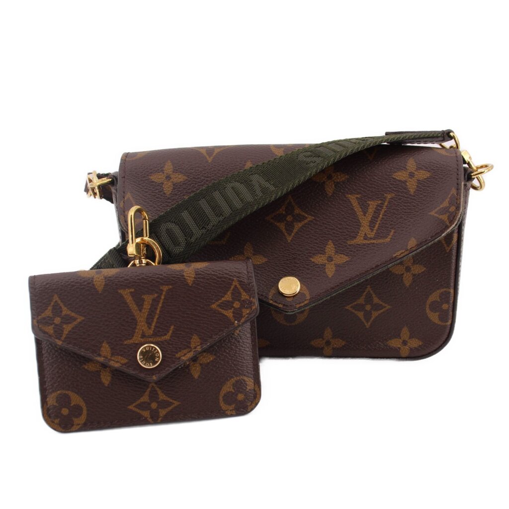 LOUIS VUITTON FELICIE STRAP & GO CROSSBODYS MONOGRAM
