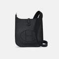 Hermès Mini Evelyne 16 - Black Clemence | Palladium Hardware