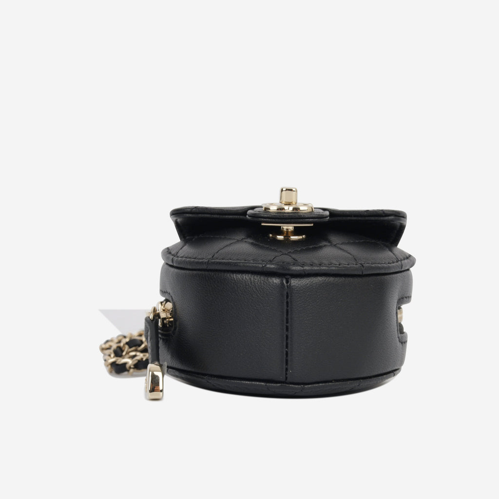 Heart Necklace - Black