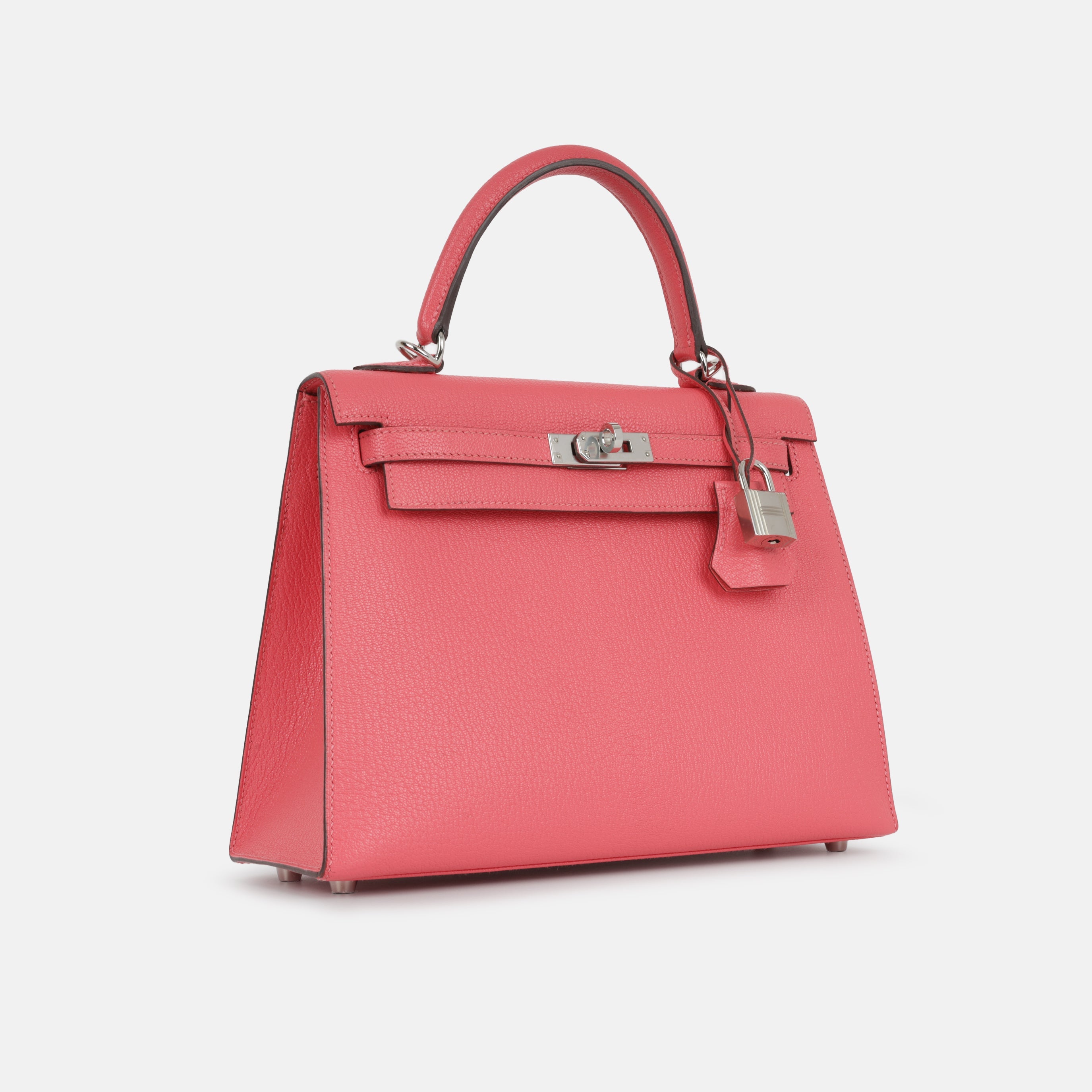 Hermès Kelly 25 - Rose Lipstick Chevre | Palladium Hardware