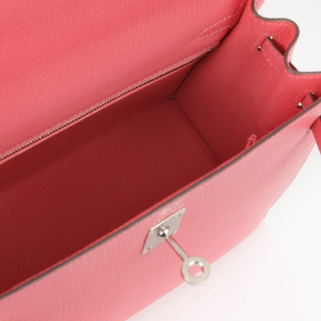 Hermès Kelly 25 - Rose Lipstick Chevre | Palladium Hardware