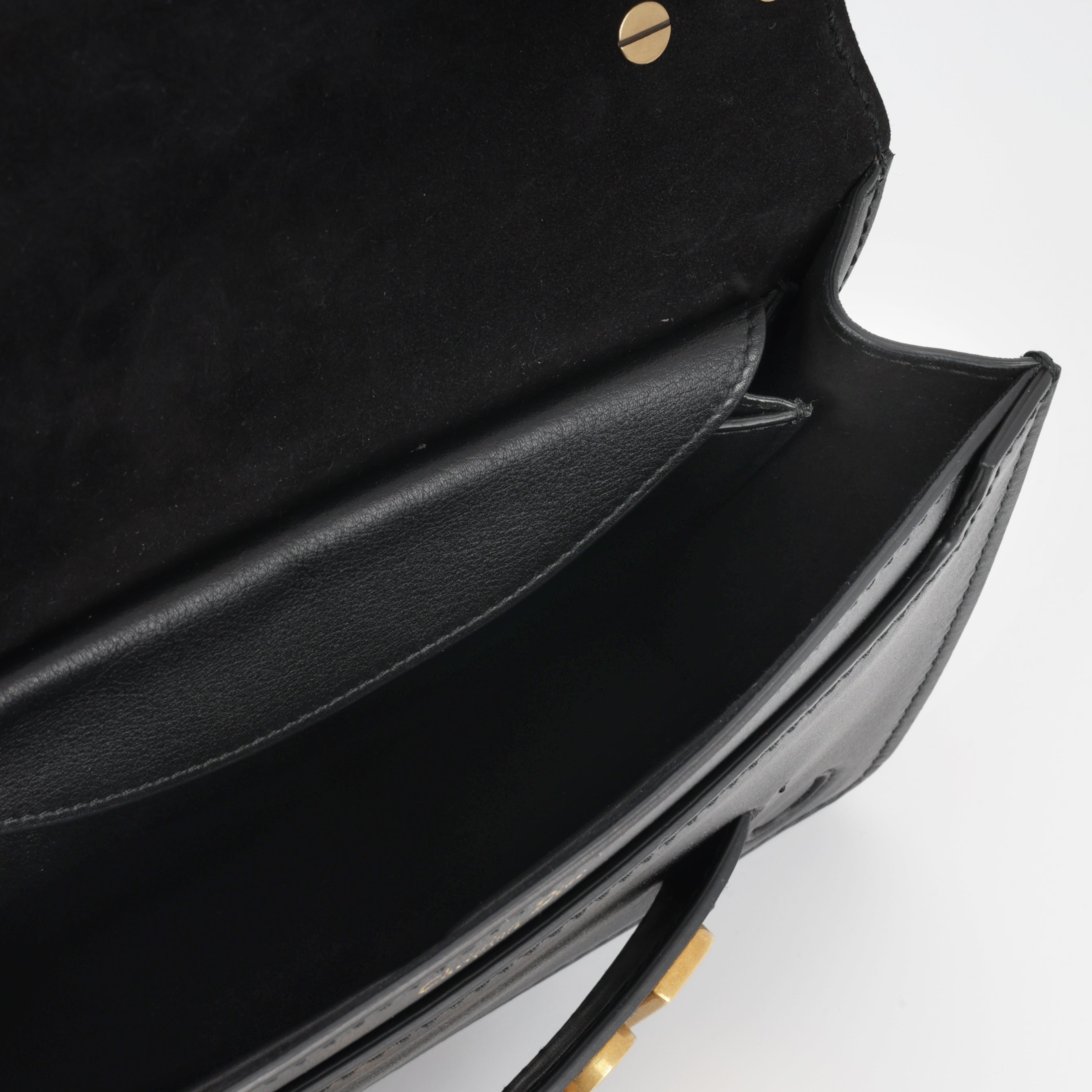 Dior J’adior Flap Bag - Black Calfskin | Gold Hardware