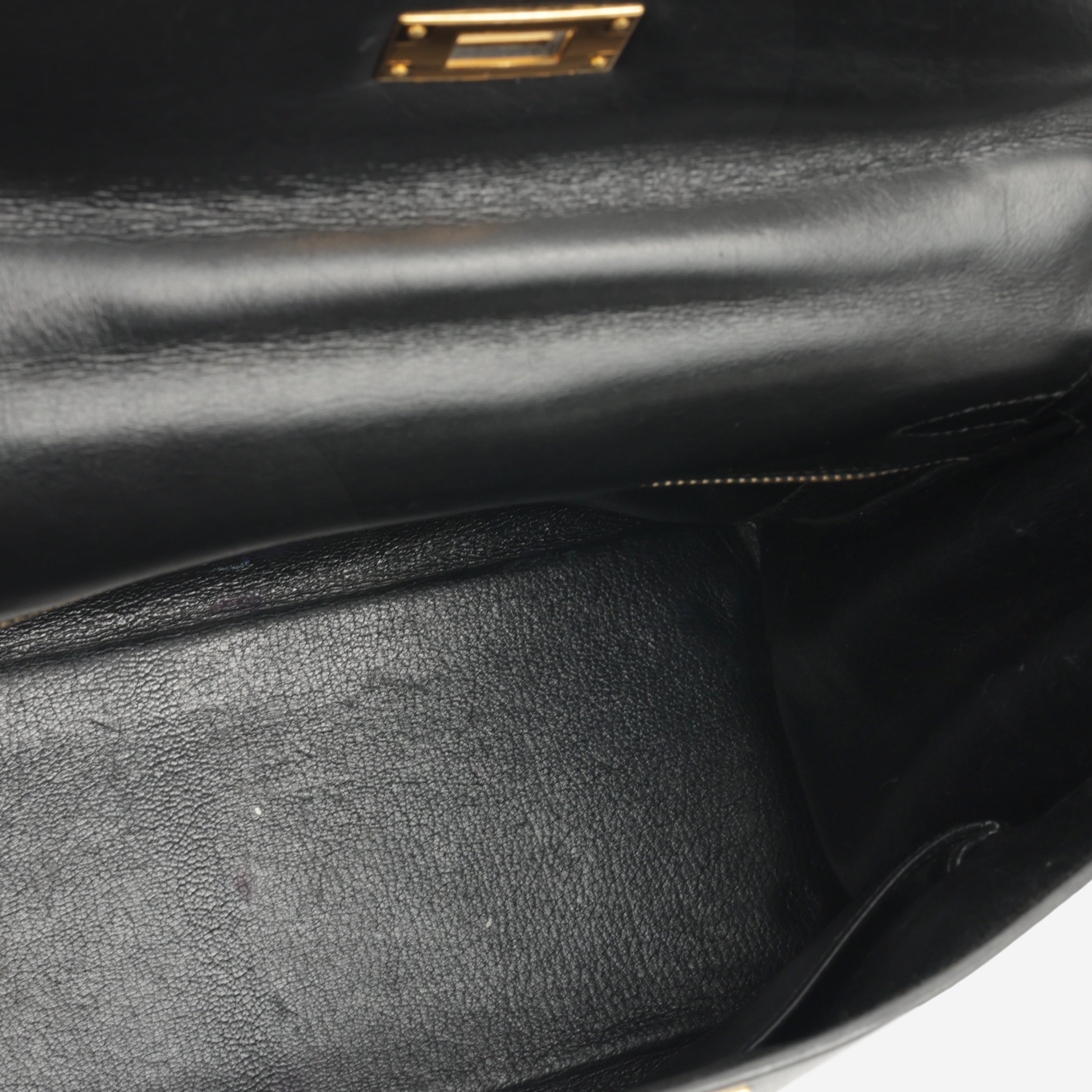 Hermès Vintage Kelly 28 - Black Box Calf | Gold Hardware