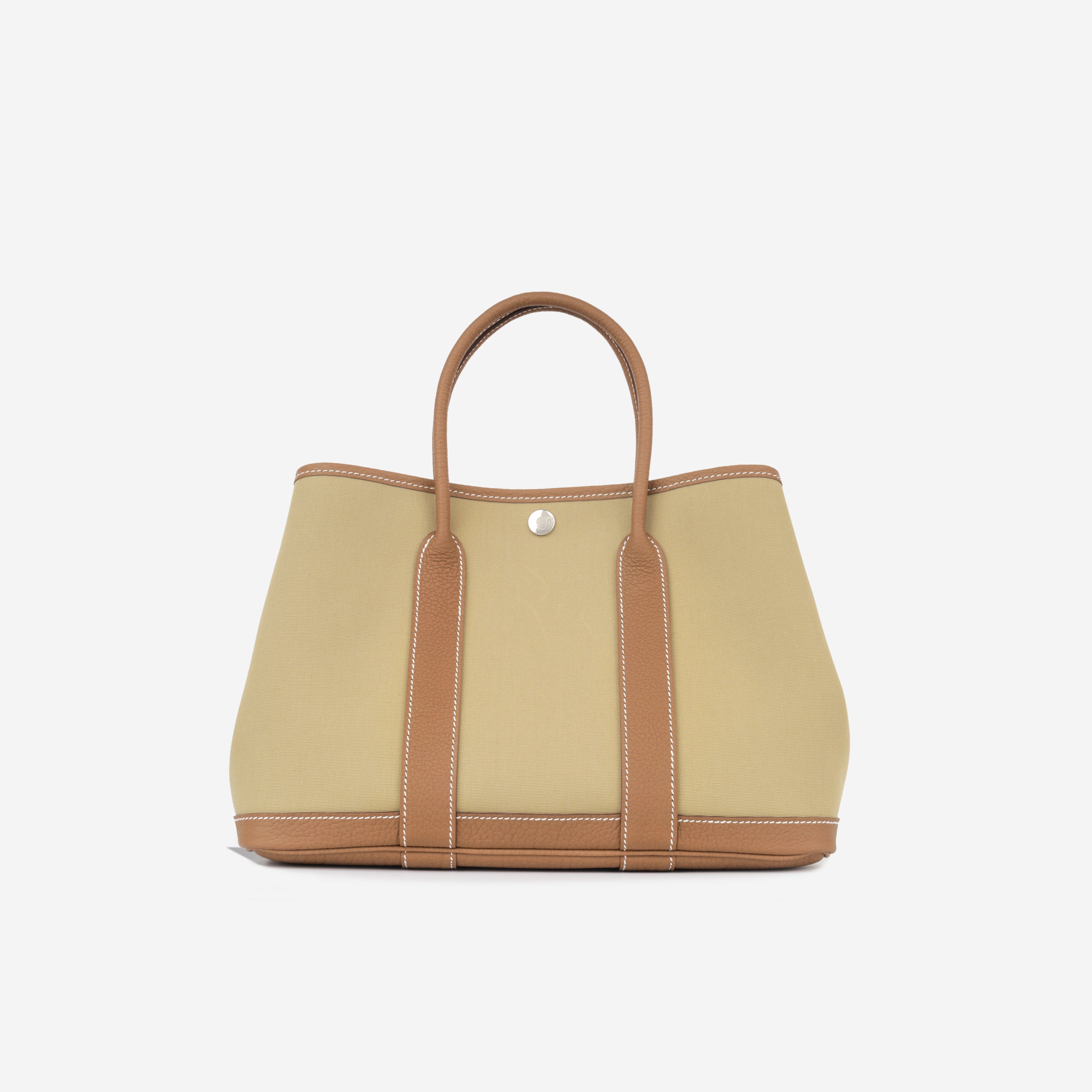 Hermès Garden Party 30 - Trench Canvas / Gold Negonda | Palladium Hardware