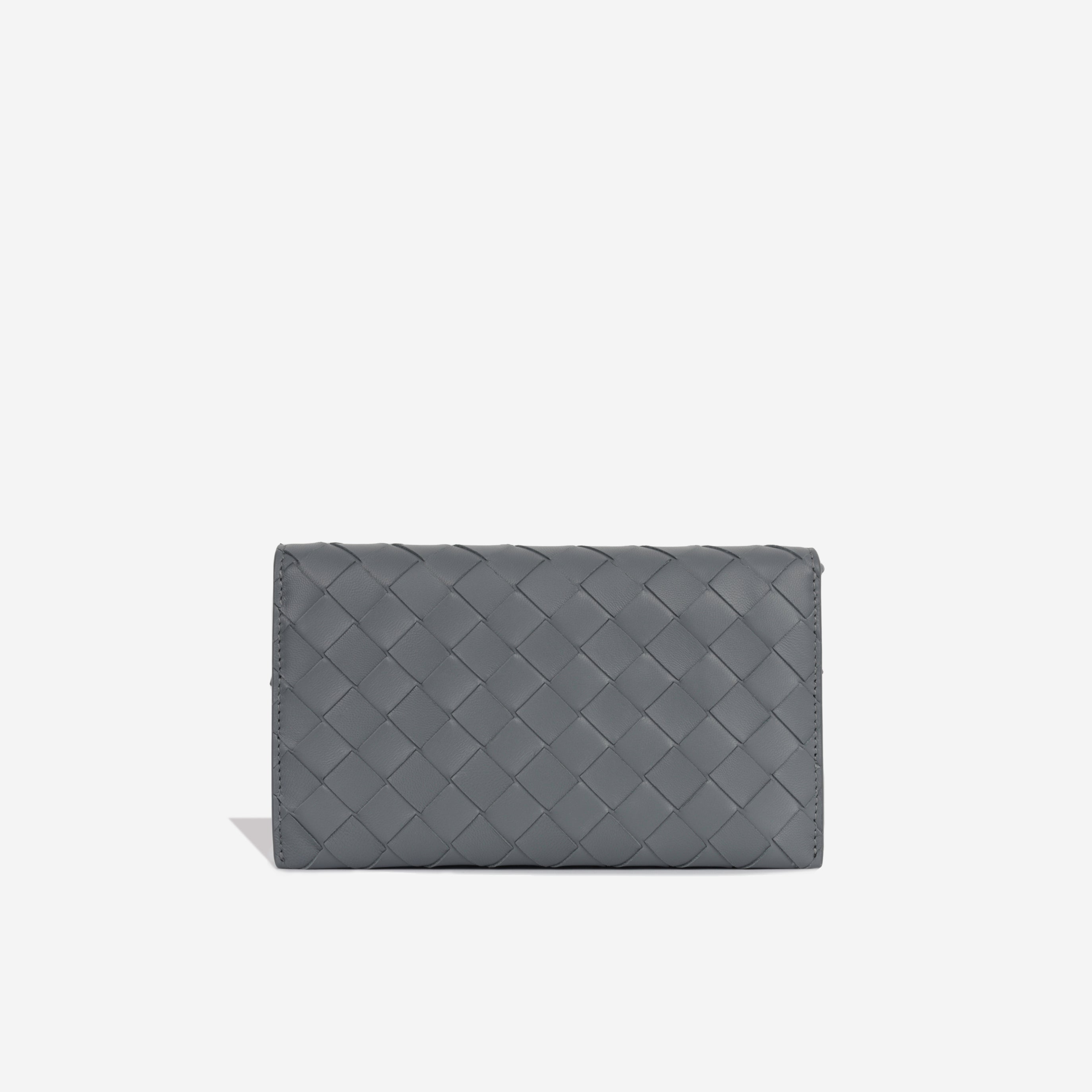 Intrecciato Wallet on Strap