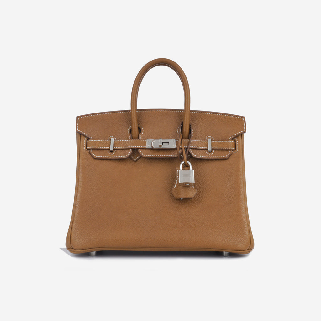 Birkin 25 - Fauve Barenia | Palladium hardware