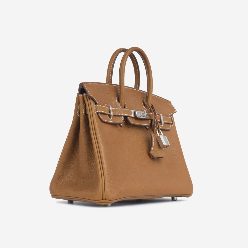 Birkin 25 - Fauve Barenia | Palladium hardware