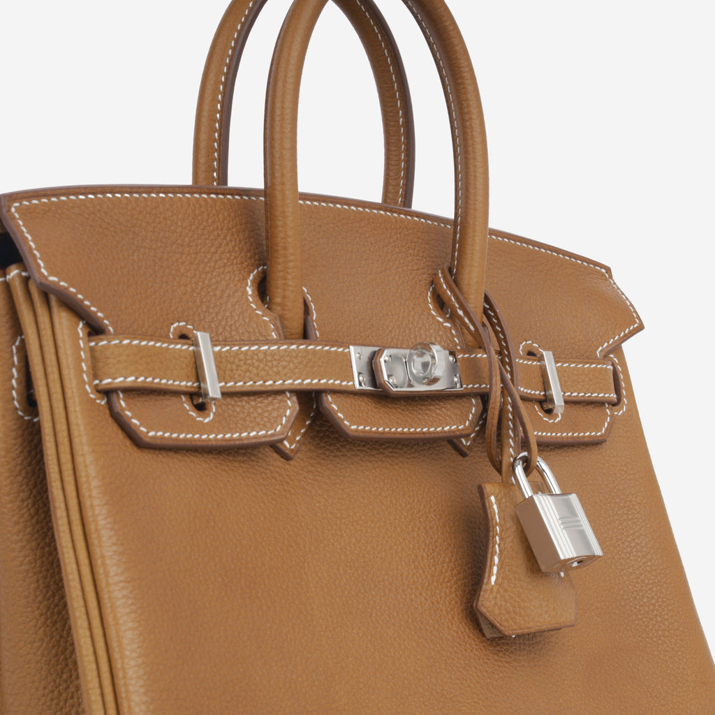 Birkin 25 - Fauve Barenia | Palladium hardware