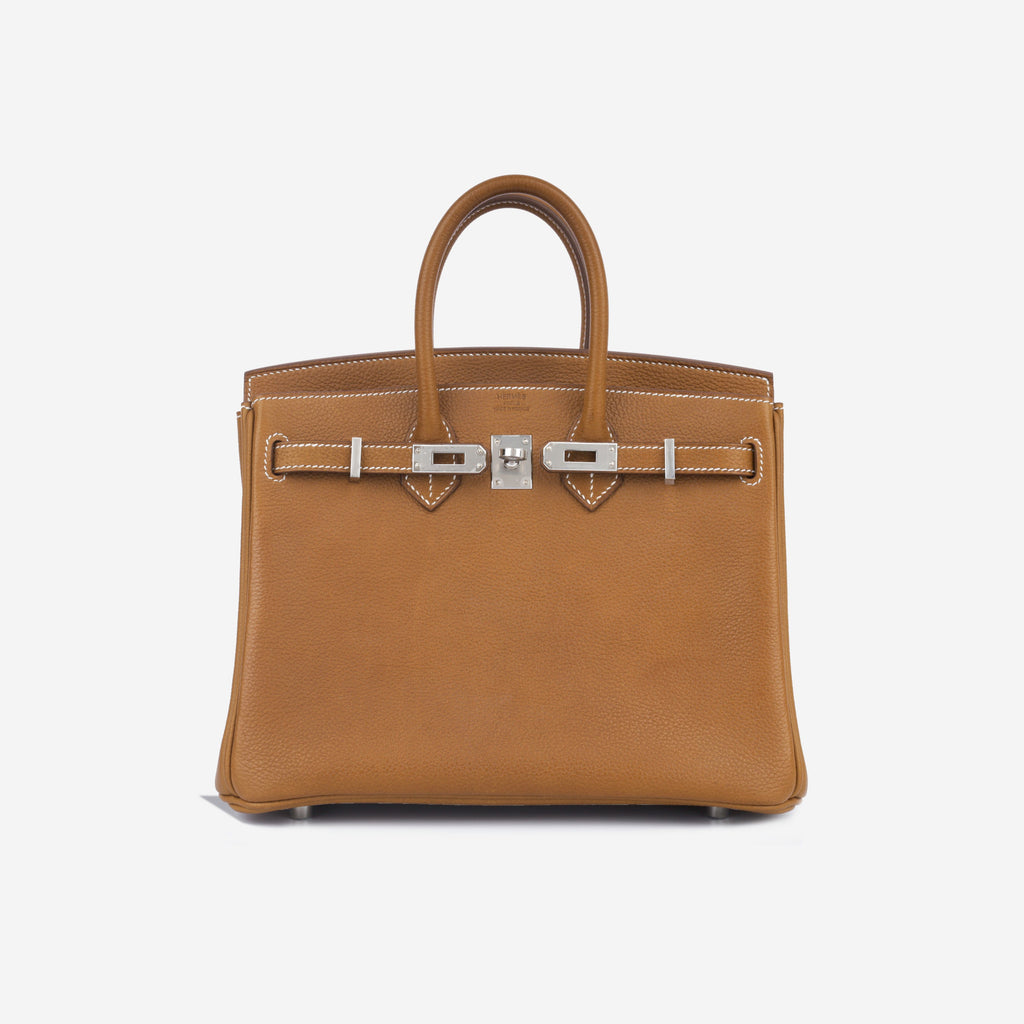 Birkin 25 - Fauve Barenia | Palladium hardware