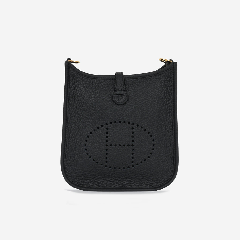 Hermès Evelyne TPM - Noir Clemence | Gold Hardware
