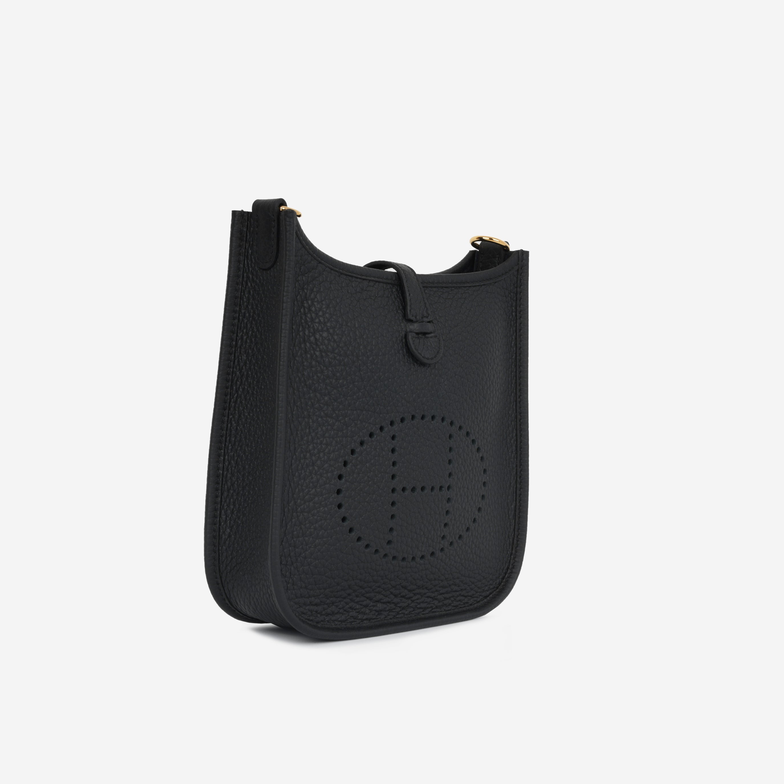 Hermès Evelyne TPM - Noir Clemence | Gold Hardware