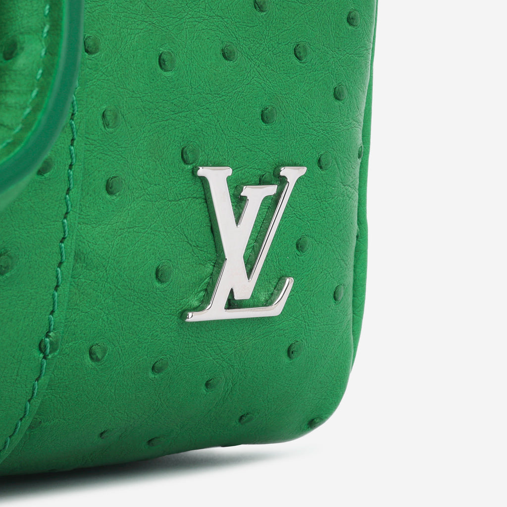 Keepall 25 - Vert Ostrich