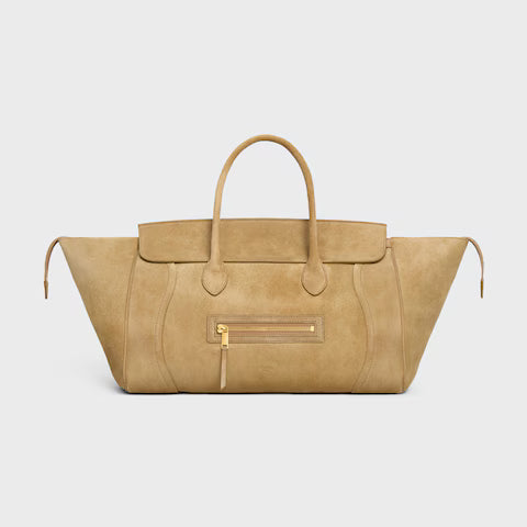 Celine MEDIUM NEW LUGGAGE IN SUPPLE SHINY LAMBSKIN 2025