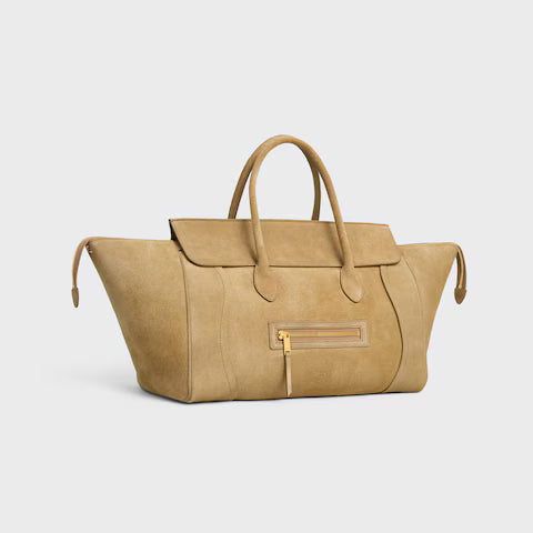 Celine MEDIUM NEW LUGGAGE IN SUPPLE SHINY LAMBSKIN 2025