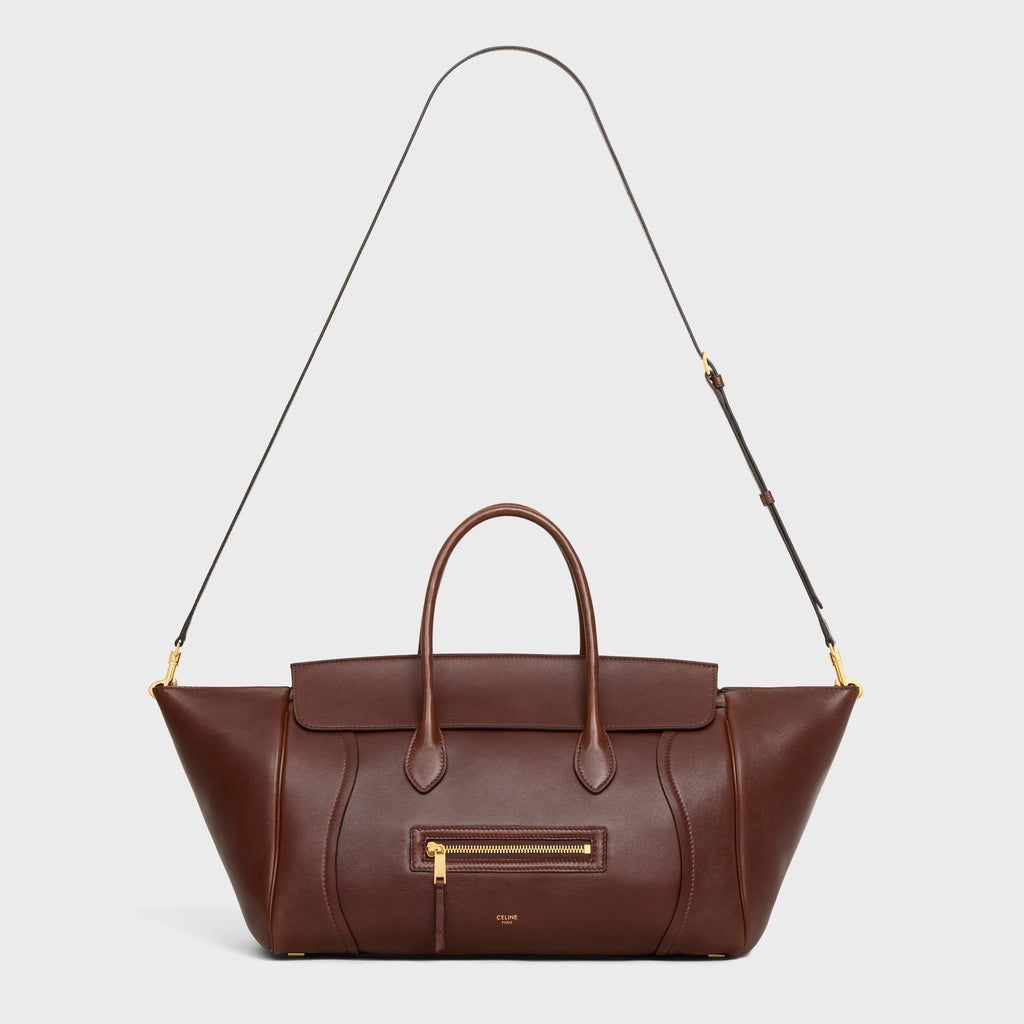 Celine MEDIUM NEW LUGGAGE IN SUPPLE SHINY LAMBSKIN 2025
