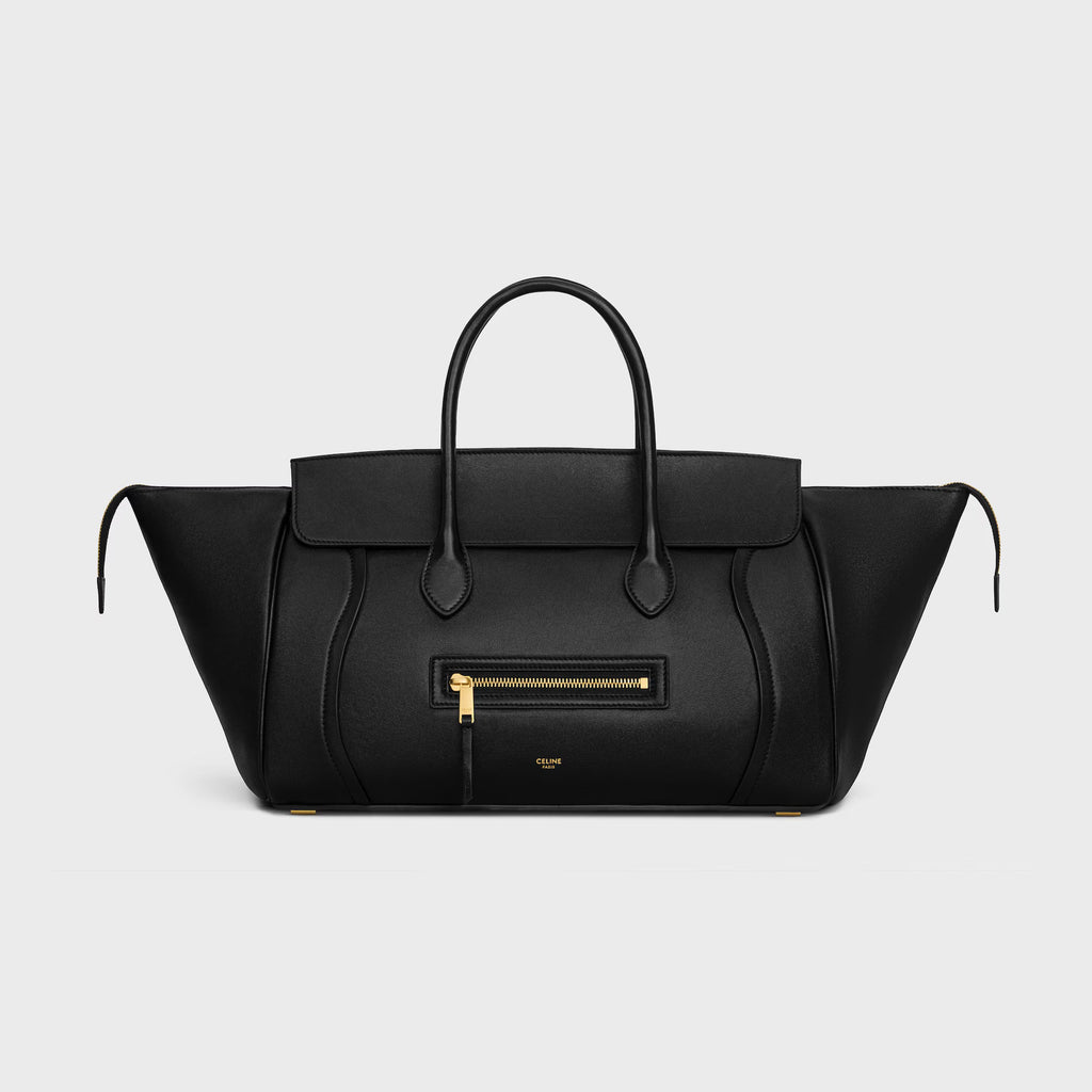 Celine MEDIUM NEW LUGGAGE IN SUPPLE SHINY LAMBSKIN 2025