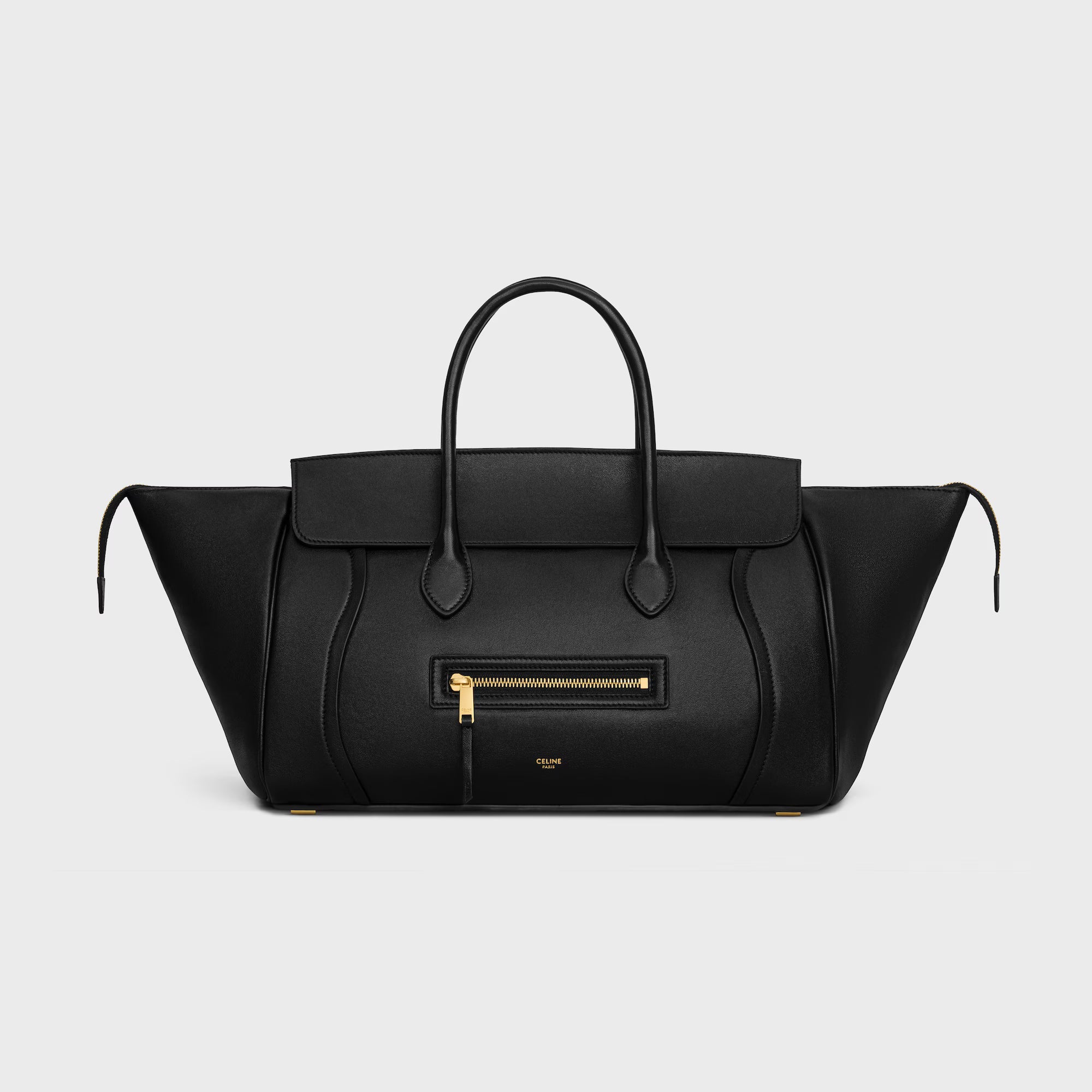 Celine MEDIUM NEW LUGGAGE IN SUPPLE SHINY LAMBSKIN 2025