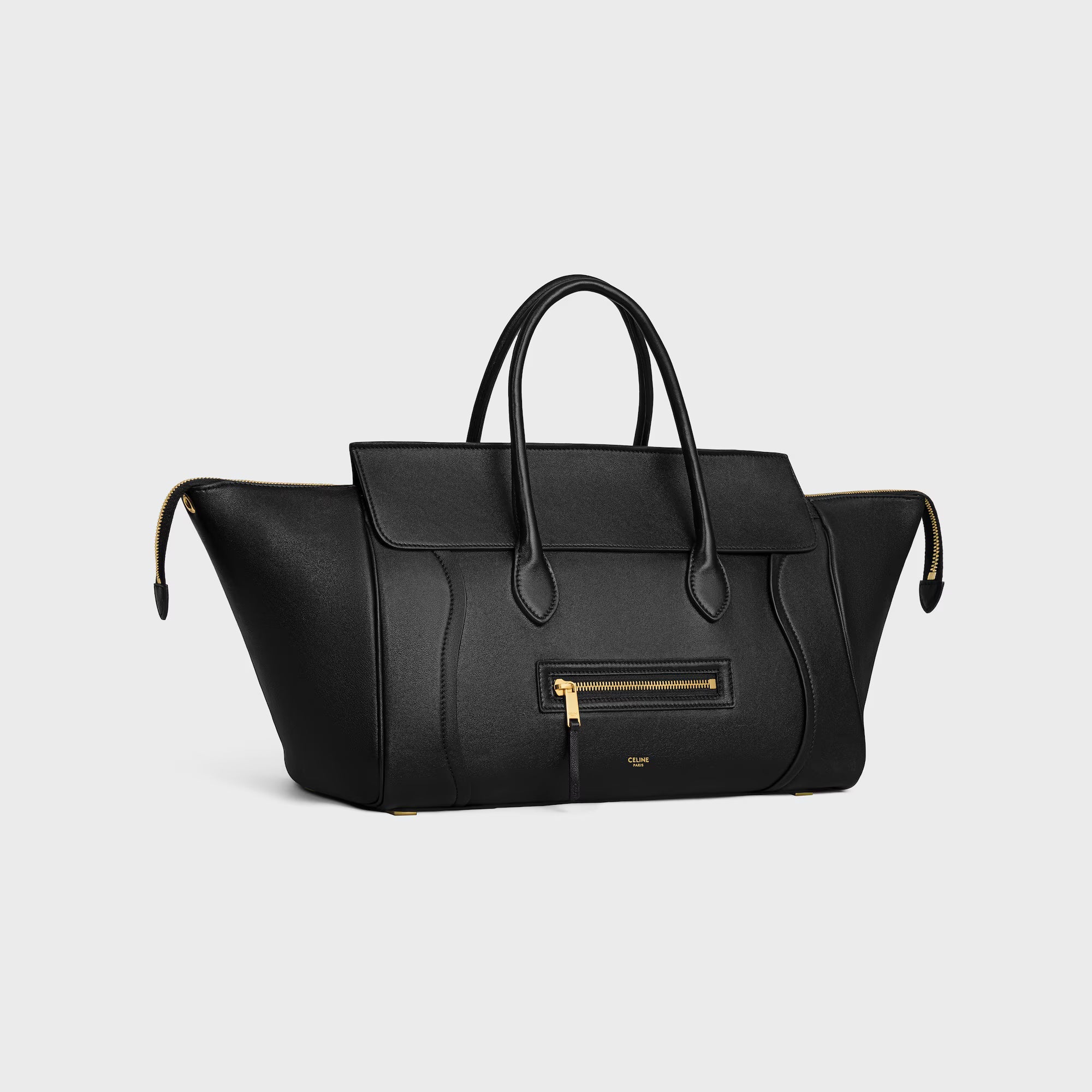 Celine MEDIUM NEW LUGGAGE IN SUPPLE SHINY LAMBSKIN 2025
