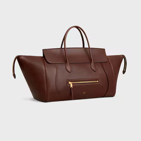 Celine LARGE NEW LUGGAGE IN SUPPLE SHINY LAMBSKIN 2025