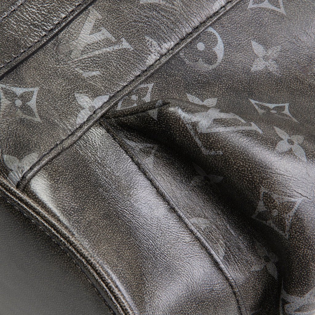 LOUIS VUITTON Christopher MM Brushed Monogram Eclipse Cowhide Backpack
