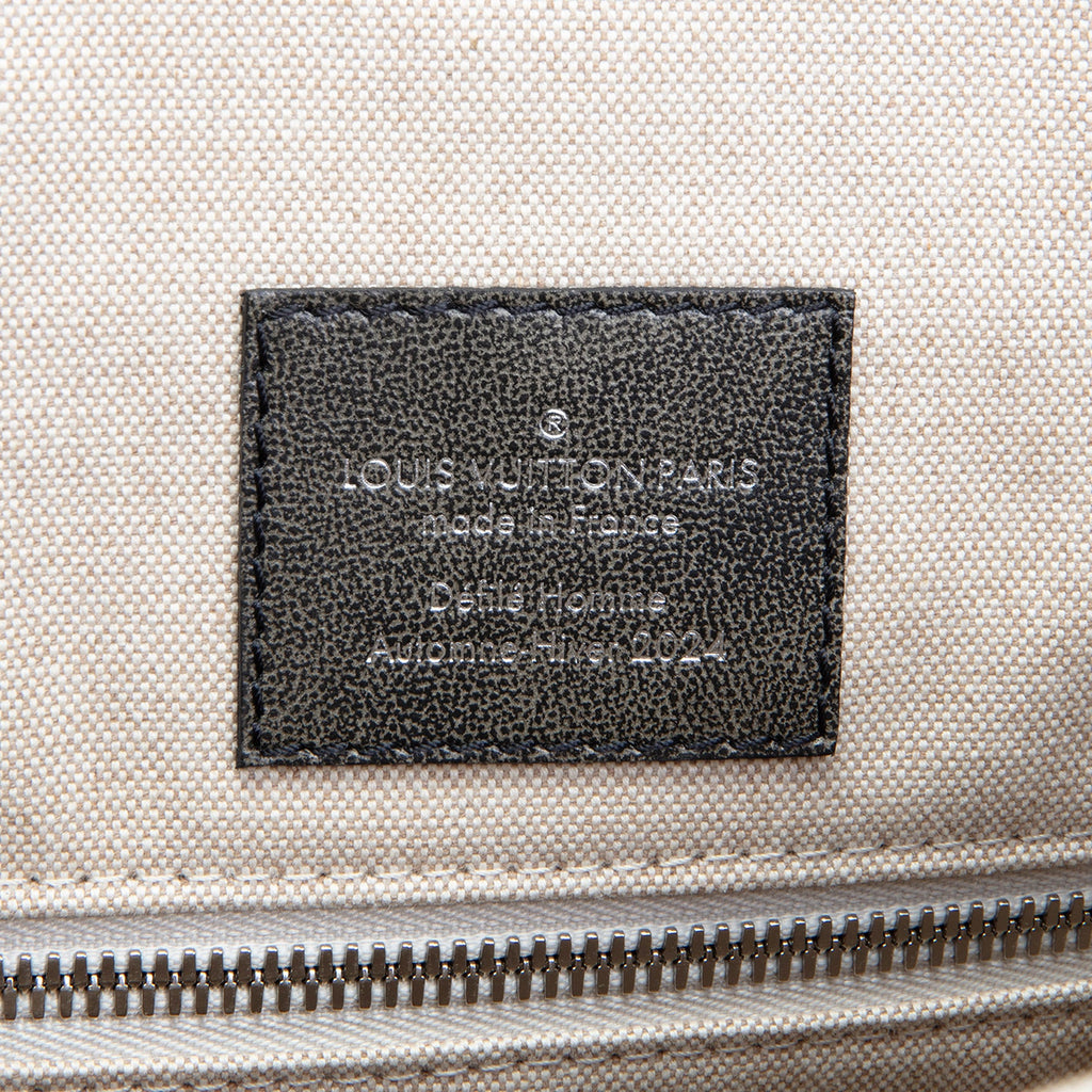 LOUIS VUITTON Christopher MM Brushed Monogram Eclipse Cowhide Backpack