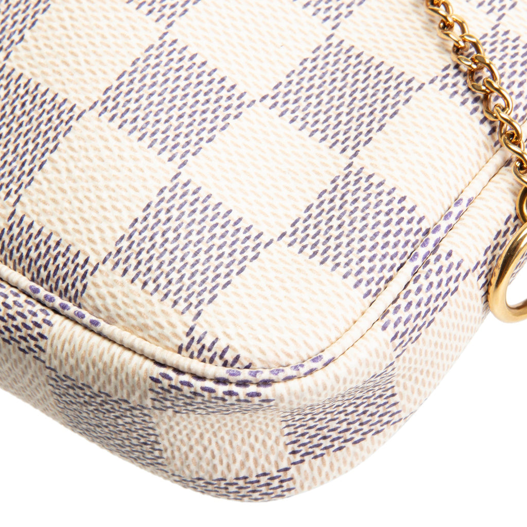 LOUIS VUITTON Damier Azur Mini Pochette Accessoires