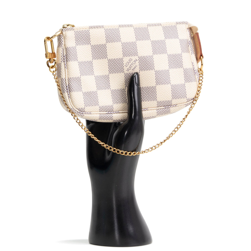 LOUIS VUITTON Damier Azur Mini Pochette Accessoires