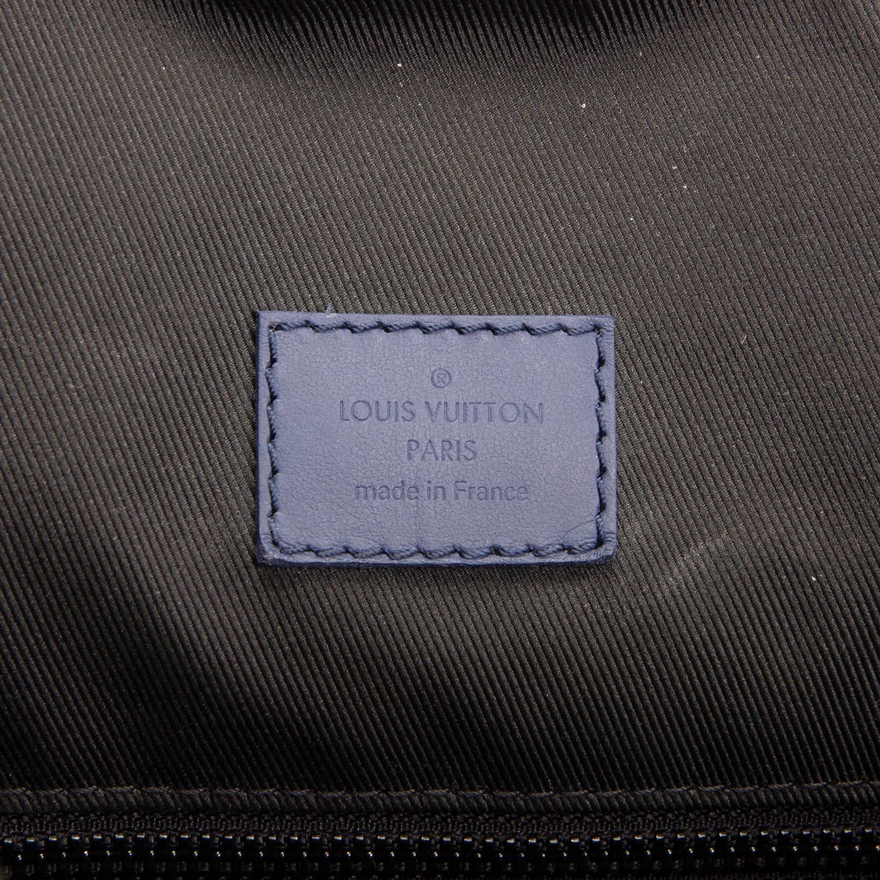 LOUIS VUITTON Monogram Taurillon Christopher MM - Blue