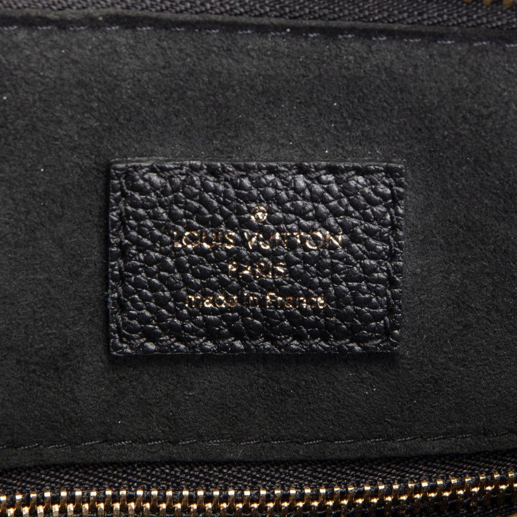 LOUIS VUITTON Monogram Empreinte Speedy Bandouilere 25 - Black