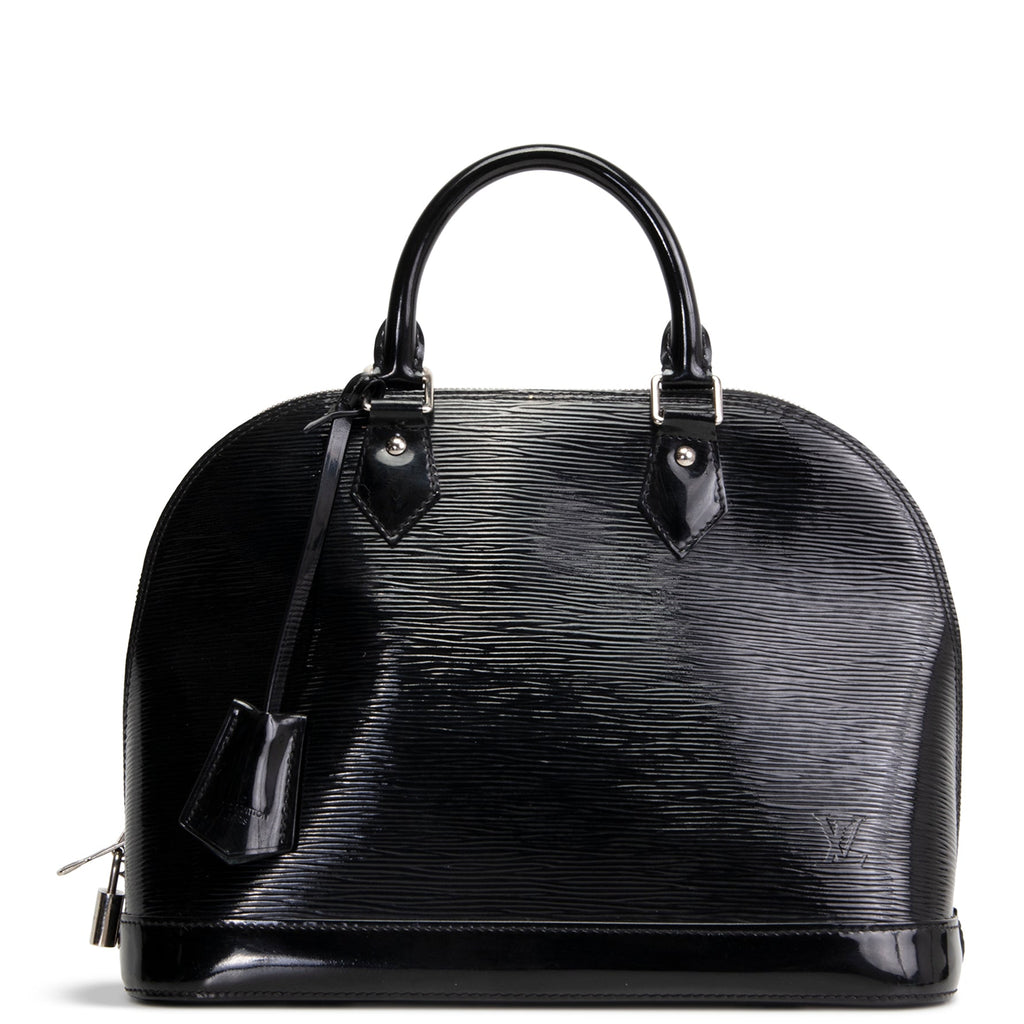 LOUIS VUITTON Electric Epi Leather Alma PM - Black