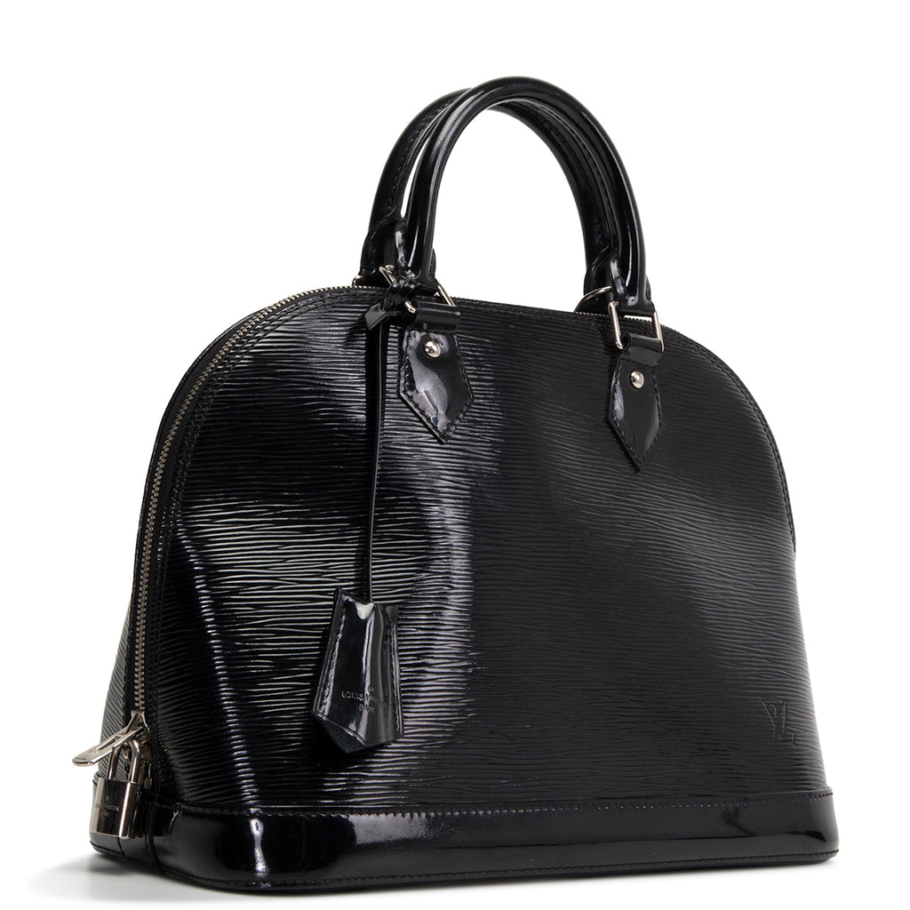 LOUIS VUITTON Electric Epi Leather Alma PM - Black