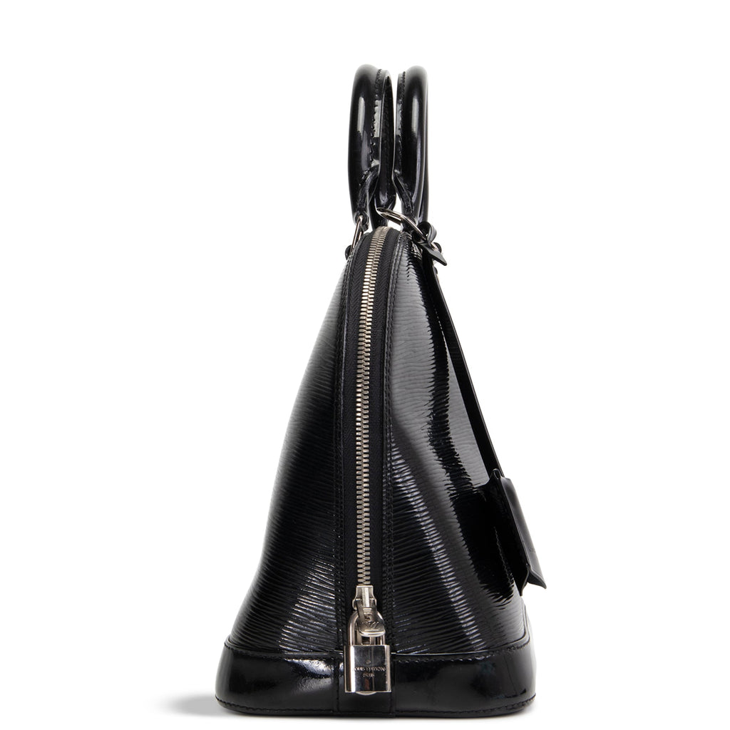 LOUIS VUITTON Electric Epi Leather Alma PM - Black