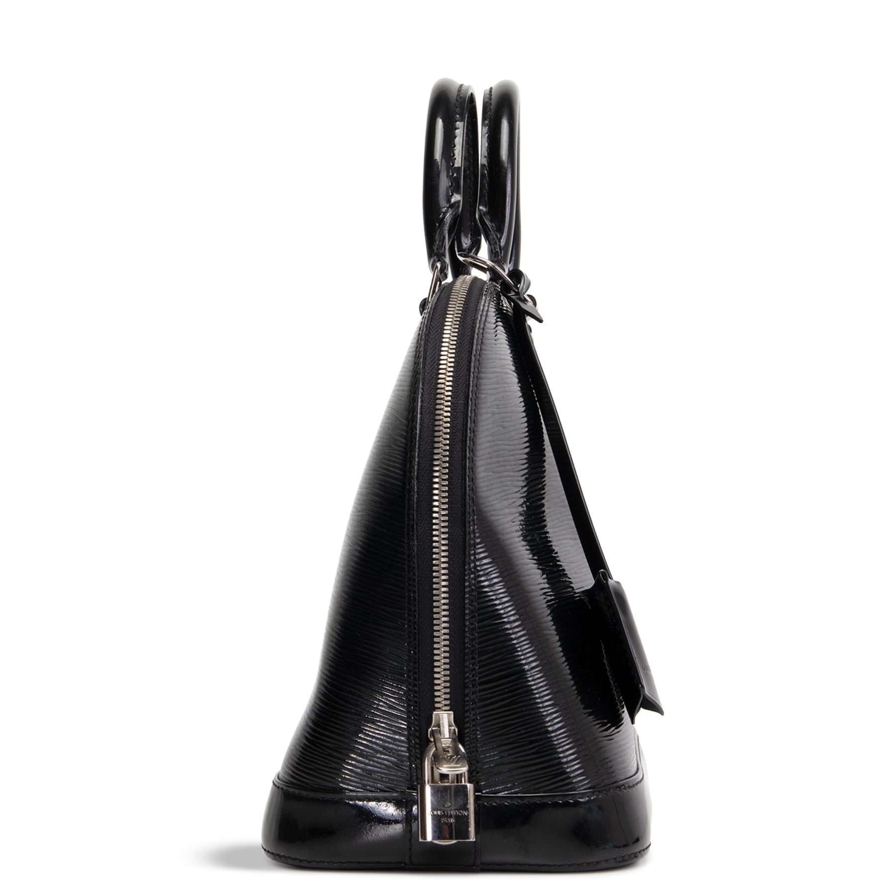 LOUIS VUITTON Electric Epi Leather Alma PM - Black