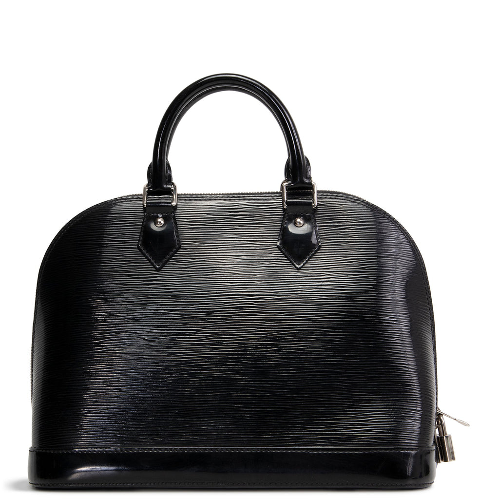LOUIS VUITTON Electric Epi Leather Alma PM - Black