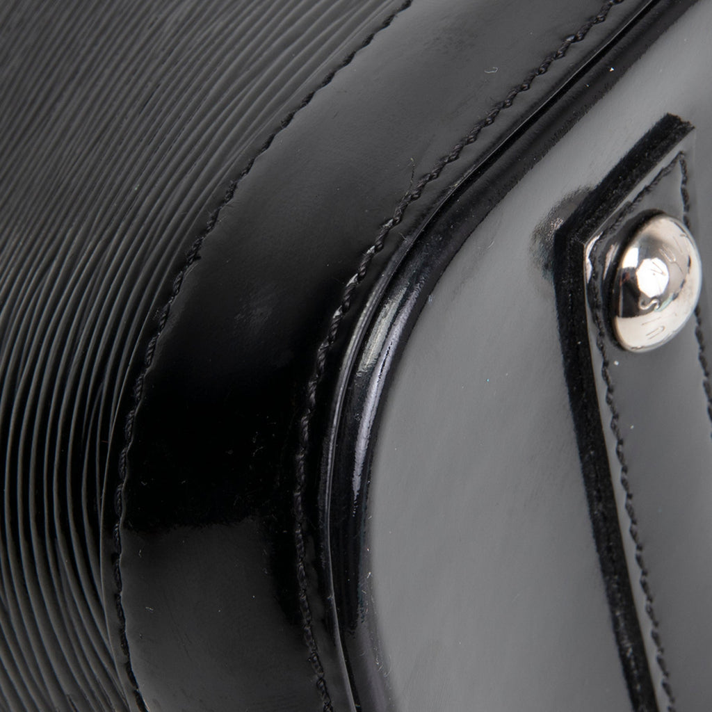 LOUIS VUITTON Electric Epi Leather Alma PM - Black