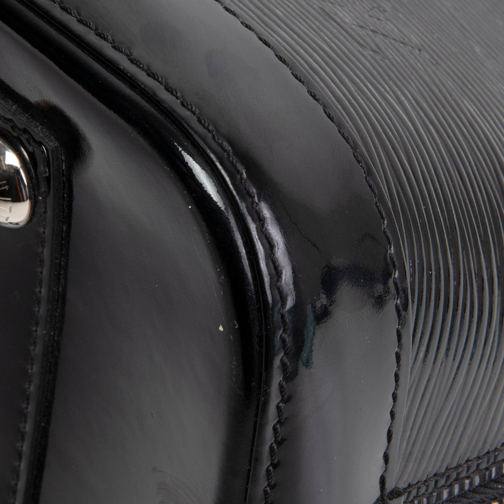 LOUIS VUITTON Electric Epi Leather Alma PM - Black